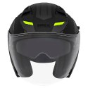 NOX PROMOCJA KASK OTWARTY JET Z BLENDĄ N130 KLINT KOLOR CZARNY MAT/ZÓŁTY FLUO ROZMIAR M
