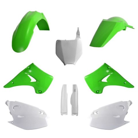 POLISPORT KOMPLET PLASTIKÓW (FULL KIT) KAWASAKI KX 125/250 '04-'08 W ZESTAWIE TABLICA PRZEDNIA (8660800002) I OSŁONY AMORTYZAROR POLISPORT KOMPLET PLASTIKÓW (FULL KIT) KAWASAKI KX 125/250 '04-'08 W ZESTAWIE TABLICA PRZEDNIA (8660800002) I OSŁONY AMORTYZAROR