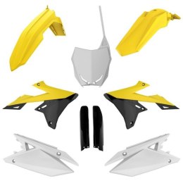 POLISPORT KOMPLET PLASTIKÓW (FULL KIT) SUZUKI RMZ 250 '19-'24; RMZ 450 '18-'24 W ZESTAWIE TABLICA PRZEDNIA (8666100002) I OSŁONY