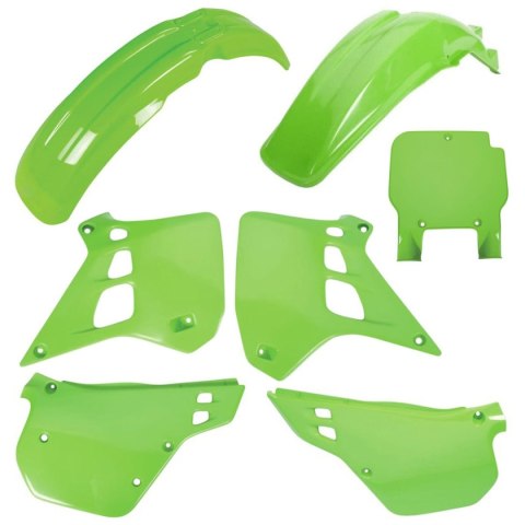 POLISPORT KOMPLET PLASTIKÓW KAWASAKI KX 125 '90-'91 W ZESTAWIE TABLICA PRZEDNIA (8672800001) KOLOR ZIELONY POLISPORT KOMPLET PLASTIKÓW KAWASAKI KX 125 '90-'91 W ZESTAWIE TABLICA PRZEDNIA (8672800001) KOLOR ZIELONY