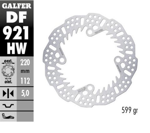 GALFER TARCZA HAMULCOWA TYŁ SHERCO SE 125 '21-'24; 250SE/SEF '14-'24; 300SE/SEF '14-'24; 450SEF '15-'24 (220X112X5MM) SHARK ENDU GALFER TARCZA HAMULCOWA TYŁ SHERCO SE 125 '21-'24; 250SE/SEF '14-'24; 300SE/SEF '14-'24; 450SEF '15-'24 (220X112X5MM) SHARK ENDU