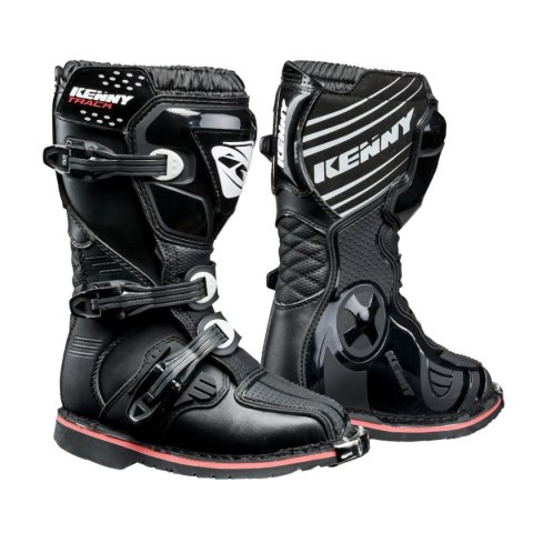 KENNY RACING BUTY CROSS/ENDURO MODEL TRACK KID/JUNIOR BLACK KOLOR CZARNY/BIAŁY ROZMIAR 34 KENNY RACING BUTY CROSS/ENDURO MODEL TRACK KID/JUNIOR BLACK KOLOR CZARNY/BIAŁY ROZMIAR 34