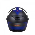 KENNY RACING KASK DUAL ADVENTURE MODEL EXTREME GRAPHIC GUNMETAL MATT KOLOR CZARNY/SZARY/NIEBIESKI ROZMIAR M (57 - 58 CM)