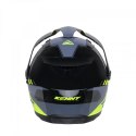 KENNY RACING KASK DUAL ADVENTURE MODEL EXTREME GRAPHIC NEON YELLOW KOLOR CZARNY/SZARY/ŻÓŁTY ROZMIAR M (57 - 58 CM)