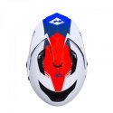 KENNY RACING KASK DUAL ADVENTURE MODEL EXTREME GRAPHIC PATRIOT KOLOR BIAŁY/NIEBIESKI/CZERWONY ROZMIAR S ( 55 - 56 CM )