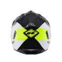 KENNY RACING KASK OTWARTY JET MODEL MILES GRAPHIC BLACK/NEON YELLOW KOLOR BIAŁY/SZARY/CZARNY/ŻÓŁTY FLUO ROZMIAR L ( 59 - 60 CM )