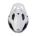 KENNY RACING KASK OTWARTY JET MODEL MILES GRAPHIC WHITE/GREY KOLOR BIAŁY/SZARY/CZARNY ROZMIAR L ( 59 - 60 CM )