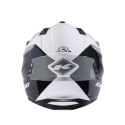 KENNY RACING KASK OTWARTY JET MODEL MILES GRAPHIC WHITE/GREY KOLOR BIAŁY/SZARY/CZARNY ROZMIAR M ( 57 - 58 CM )