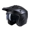 KENNY RACING KASK OTWARTY JET MODEL MILES SOLID MATT BLACK KOLOR CZARNY ROZMIAR L ( 59 - 60 CM )
