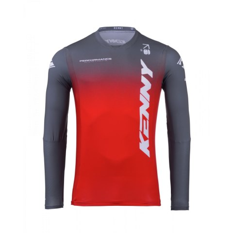KENNY RACING KOSZULKA CROSS/ENDURO MODEL PERFORMANCE GRADIENT RED KOLOR CZERWONY/SZARY/BIAŁY ROZMIAR XXXL KENNY RACING KOSZULKA CROSS/ENDURO MODEL PERFORMANCE GRADIENT RED KOLOR CZERWONY/SZARY/BIAŁY ROZMIAR XXXL