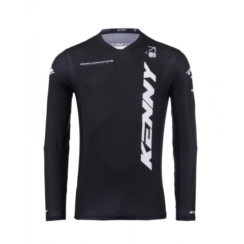 KENNY RACING KOSZULKA CROSS/ENDURO MODEL PERFORMANCE SOLID BLACK KOLOR CZARNY/BIAŁY ROZMIAR XXXL KENNY RACING KOSZULKA CROSS/ENDURO MODEL PERFORMANCE SOLID BLACK KOLOR CZARNY/BIAŁY ROZMIAR XXXL