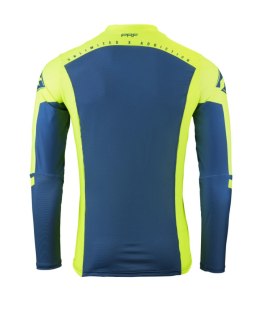 KENNY RACING KOSZULKA CROSS/ENDURO MODEL PERFORMANCE SOLID NEON YELLOW KOLOR NIEBIESKI/ŻÓŁTY FLUO ROZMIAR S