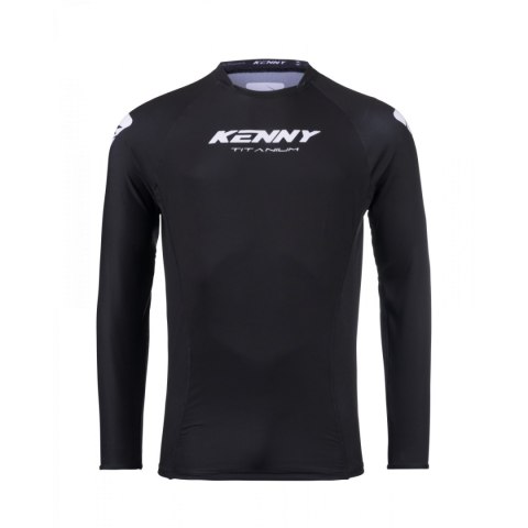 KENNY RACING KOSZULKA CROSS/ENDURO MODEL TITANIUM BLACK KOLOR CZARNY/BIAŁY ROZMIAR XL KENNY RACING KOSZULKA CROSS/ENDURO MODEL TITANIUM BLACK KOLOR CZARNY/BIAŁY ROZMIAR XL