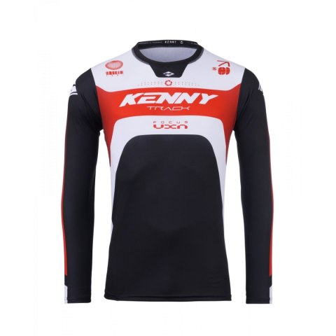 KENNY RACING KOSZULKA CROSS/ENDURO MODEL TRACK FOCUS RED KOLOR CZARNY/BIAŁY/CZERWONY ROZMIAR S KENNY RACING KOSZULKA CROSS/ENDURO MODEL TRACK FOCUS RED KOLOR CZARNY/BIAŁY/CZERWONY ROZMIAR S
