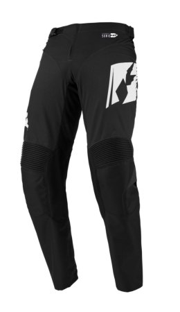 KENNY RACING SPODNIE CROSS/ENDURO MODEL PERFORMANCE SOLID BLACK KOLOR CZARNY/BIAŁY ROZMIAR 34