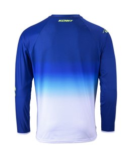 KENNY RACING WYPRZEDAŻ KOSZULKA CROSS/ENDURO MODEL TITANIUM PREMIUM NAVY KOLOR NIEBIESKI/BIAŁY/ŻÓŁTY FLUO ROZMIAR L