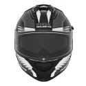 NOX KASK INTEGRALNY (FULL FACE) Z BLENDĄ N304S CARVER KOLOR CZARNY/BIAŁY/CZERWONY ROZMIAR XXL