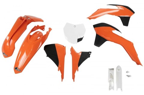 UFO KOMPLET PLASTIKÓW (FULL KIT) Z OSŁONAMI TELESKOPÓW (AMORTYZATORÓW) KTM SX/SXF '13-'15, SX 250 '16, KOLOR OEM '13-'14 (POMARA UFO KOMPLET PLASTIKÓW (FULL KIT) Z OSŁONAMI TELESKOPÓW (AMORTYZATORÓW) KTM SX/SXF '13-'15, SX 250 '16, KOLOR OEM '13-'14 (POMARA