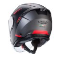 CABERG KASK OTWARTY JET OTWARTY FLYON II BOSS KOLOR CZARNY/SZARY/CZERWONY MAT ROZMIAR XL