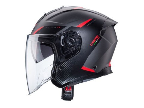 CABERG KASK OTWARTY JET OTWARTY FLYON II BOSS KOLOR CZARNY/SZARY/CZERWONY MAT ROZMIAR S CABERG KASK OTWARTY JET OTWARTY FLYON II BOSS KOLOR CZARNY/SZARY/CZERWONY MAT ROZMIAR S