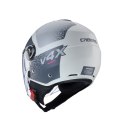 CABERG KASK OTWARTY JET Z BLENDĄ MODEL RIVIERA V4X ALPHA KOLOR PIASKOWY/SZARY MAT ROZMIAR L