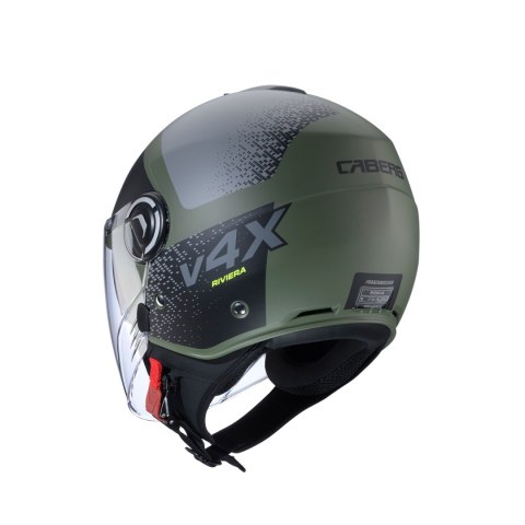 CABERG KASK OTWARTY JET Z BLENDĄ MODEL RIVIERA V4X ALPHA KOLOR ZIELONY/CZARNY/SZARY MAT ROZMIAR M CABERG KASK OTWARTY JET Z BLENDĄ MODEL RIVIERA V4X ALPHA KOLOR ZIELONY/CZARNY/SZARY MAT ROZMIAR M