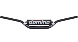 DOMINO KIEROWNICA ALUMINIOWA (ERGAL 7075) FATBAR 28MM WYSOKA (997) Z POPRZECZKĄ KOLOR CZARNY