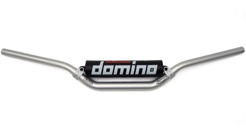 DOMINO KIEROWNICA ALUMINIOWA (ERGAL 7075) FATBAR 28MM WYSOKA Z POPRZECZKĄ KOLOR SREBRNY DOMINO KIEROWNICA ALUMINIOWA (ERGAL 7075) FATBAR 28MM WYSOKA Z POPRZECZKĄ KOLOR SREBRNY