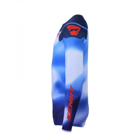 KENNY RACING KOSZULKA CROSS/ENDURO MODEL FORCE FOG BLUE KOLOR NIEBIESKI/CZERWONY ROZMIAR S KENNY RACING KOSZULKA CROSS/ENDURO MODEL FORCE FOG BLUE KOLOR NIEBIESKI/CZERWONY ROZMIAR S