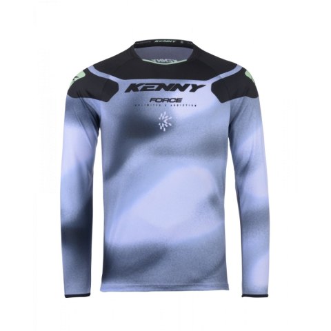 KENNY RACING KOSZULKA CROSS/ENDURO MODEL FORCE FOG NEON GREEN KOLOR CZARNY/SZARY ROZMIAR M KENNY RACING KOSZULKA CROSS/ENDURO MODEL FORCE FOG NEON GREEN KOLOR CZARNY/SZARY ROZMIAR M
