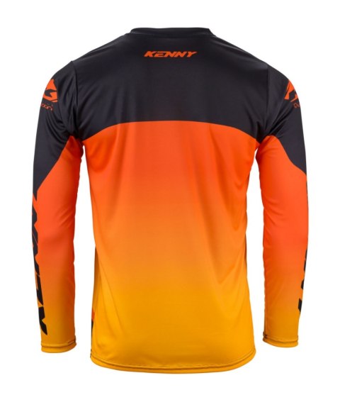 KENNY RACING KOSZULKA CROSS/ENDURO MODEL TRACK KID/JUNIOR NEON GREY/ORANGE KOLOR CZARNY/SZARY/POMARAŃCZOWY ROZMIAR XXXXS KENNY RACING KOSZULKA CROSS/ENDURO MODEL TRACK KID/JUNIOR NEON GREY/ORANGE KOLOR CZARNY/SZARY/POMARAŃCZOWY ROZMIAR XXXXS