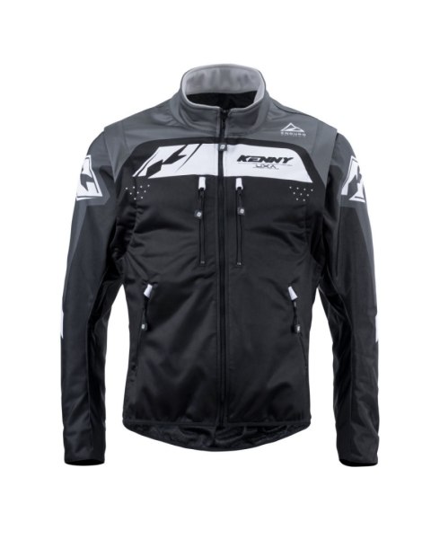 KENNY RACING KURTKA ADVENTURE/ENDURO MODEL SOFTSHELL GREY KOLOR CZARNY/SZARY/BIAŁY ROZMIAR XXL KENNY RACING KURTKA ADVENTURE/ENDURO MODEL SOFTSHELL GREY KOLOR CZARNY/SZARY/BIAŁY ROZMIAR XXL