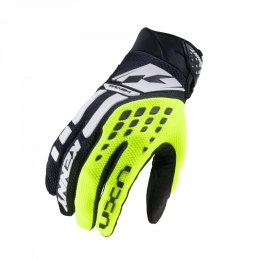 KENNY RACING RĘKAWICE CROSS/ENDURO MODEL TRACK NEON YELLOW KOLOR CZARNY/ŻÓŁTY FLUO/BIAŁY ROZMIAR L