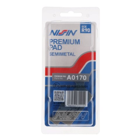 NISSIN 2024/10 KLOCKI HAMULCOWE KH131 PREMIUM SEMI-METALLIC (SPIEK METALICZNY) (ECE R90) (MADE IN JAPAN) (2P-219NS) NISSIN 2024/10 KLOCKI HAMULCOWE KH131 PREMIUM SEMI-METALLIC (SPIEK METALICZNY) (ECE R90) (MADE IN JAPAN) (2P-219NS)
