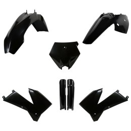 POLISPORT KOMPLET PLASTIKÓW (FULL KIT) KTM SX '05-'06; XC/XC-F 06-'07 W ZESTAWIE OSŁONY AMORTYZATORÓW (8399000001) KOLOR CZARNY