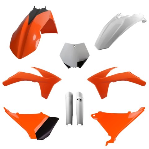 POLISPORT KOMPLET PLASTIKÓW (FULL KIT) KTM SX '11; XC/XC-F '11 W ZESTAWIE OSŁONY AMORTYZATORÓW (8398500002) KOLOR POMARAŃCZOWY O POLISPORT KOMPLET PLASTIKÓW (FULL KIT) KTM SX '11; XC/XC-F '11 W ZESTAWIE OSŁONY AMORTYZATORÓW (8398500002) KOLOR POMARAŃCZOWY O