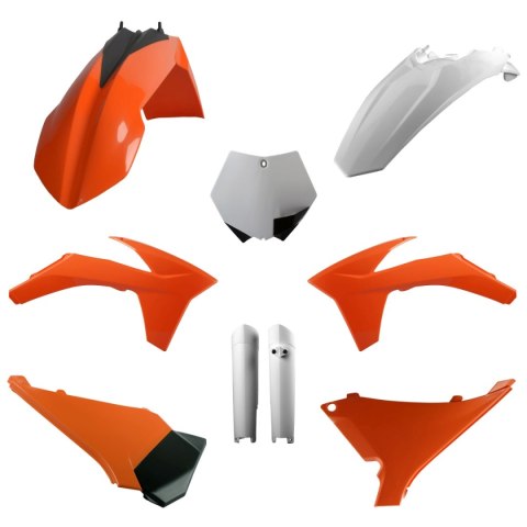POLISPORT KOMPLET PLASTIKÓW (FULL KIT) KTM SX '12; SX-F '11- '12; XC/XC-F '12 W ZESTAWIE TABLICA PRZEDNIA (8664400007) I OSŁONY POLISPORT KOMPLET PLASTIKÓW (FULL KIT) KTM SX '12; SX-F '11- '12; XC/XC-F '12 W ZESTAWIE TABLICA PRZEDNIA (8664400007) I OSŁONY
