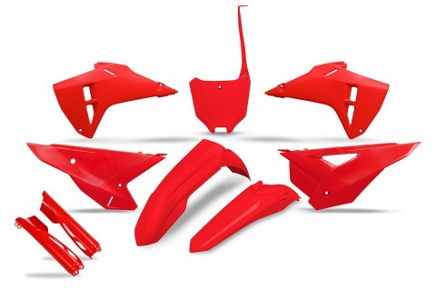 UFO 2024/11 KOMPLET PLASTIKÓW (FULL KIT) Z OSŁONAMI TELESKOPÓW (AMORTYZATORÓW) HONDA CRF 250R / 450R '25 KOLOR CZERWONY UFO 2024/11 KOMPLET PLASTIKÓW (FULL KIT) Z OSŁONAMI TELESKOPÓW (AMORTYZATORÓW) HONDA CRF 250R / 450R '25 KOLOR CZERWONY