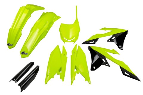 UFO 2024/11 KOMPLET PLASTIKÓW (FULL KIT) Z OSŁONAMI TELESKOPÓW (AMORTYZATORÓW) SUZUKI RMZ 250 '19-'25, RMZ 450 '18-'25 KOLOR ŻÓL UFO 2024/11 KOMPLET PLASTIKÓW (FULL KIT) Z OSŁONAMI TELESKOPÓW (AMORTYZATORÓW) SUZUKI RMZ 250 '19-'25, RMZ 450 '18-'25 KOLOR ŻÓL