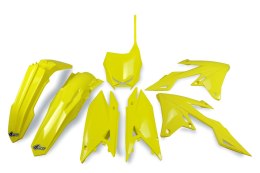 UFO 2024/11 KOMPLET PLASTIKÓW SUZUKI RMZ 250 '19-'25, RMZ 450 '18-'25 KOLOR ŻÓŁTY