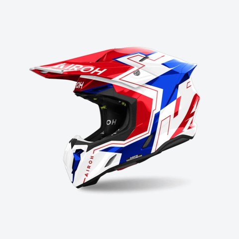 AIROH KASK CROSS / ENDURO / ATV / QUAD TWIST 3 DIZZY KOLOR BIAŁY/NIEBIESKI/CZERWONY ROZMIAR M AIROH KASK CROSS / ENDURO / ATV / QUAD TWIST 3 DIZZY KOLOR BIAŁY/NIEBIESKI/CZERWONY ROZMIAR M