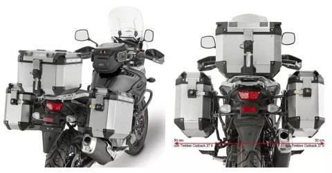 KAPPA STELAŻ KUFRÓW BOCZNYCH MONOKEY CAM SIDE SUZUKI DL 650 V-Strom (17-23) - POD KUFRY KFR K'FORCE ALU KAPPA STELAŻ KUFRÓW BOCZNYCH MONOKEY CAM SIDE SUZUKI DL 650 V-Strom (17-23) - POD KUFRY KFR K'FORCE ALU