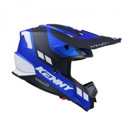 KENNY RACING KASK CROSS/ENDURO MODEL TRACK GRAPHIC CANDY BLUE MATT KOLOR CZARNY/NIEBIESKI/BIAŁY ROZMIAR XS ( 53 - 54 CM )