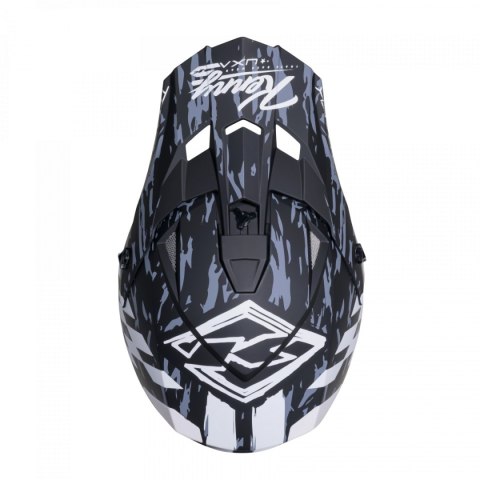 KENNY RACING KASK CROSS/ENDURO MODEL TRACK KID/JUNIOR GRAPHIC DIRT MATT KOLOR CZARNY/SZARY/BIAŁY ROZMIAR L ( 51 - 52 CM ) KENNY RACING KASK CROSS/ENDURO MODEL TRACK KID/JUNIOR GRAPHIC DIRT MATT KOLOR CZARNY/SZARY/BIAŁY ROZMIAR L ( 51 - 52 CM )