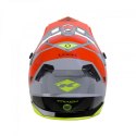 KENNY RACING KASK CROSS/ENDURO MODEL TRACK KID/JUNIOR GRAPHIC GREY/ORANGE KOLOR SZARY/POMARAŃCZOWY/ŻÓŁTY FLUO/CZARNY ROZMIAR L (