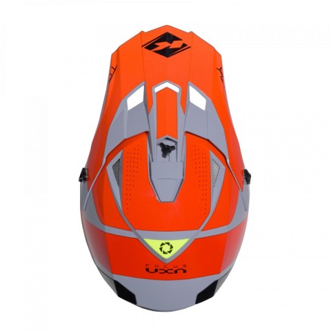 KENNY RACING KASK CROSS/ENDURO MODEL TRACK KID/JUNIOR GRAPHIC GREY/ORANGE KOLOR SZARY/POMARAŃCZOWY/ŻÓŁTY FLUO/CZARNY ROZMIAR L ( KENNY RACING KASK CROSS/ENDURO MODEL TRACK KID/JUNIOR GRAPHIC GREY/ORANGE KOLOR SZARY/POMARAŃCZOWY/ŻÓŁTY FLUO/CZARNY ROZMIAR L (
