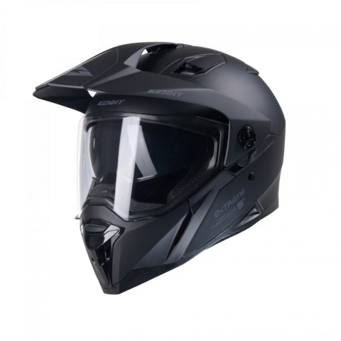 KENNY RACING KASK DUAL ADVENTURE MODEL EXTREME SOLID MATT BLACK KOLOR CZARNY ROZMIAR M (57 - 58 CM) KENNY RACING KASK DUAL ADVENTURE MODEL EXTREME SOLID MATT BLACK KOLOR CZARNY ROZMIAR M (57 - 58 CM)