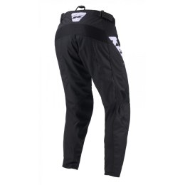 KENNY RACING SPODNIE CROSS/ENDURO MODEL FORCE SOLID BLACK KOLOR CZARNY/BIAŁY ROZMIAR 34