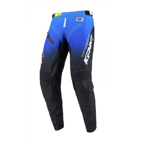 KENNY RACING SPODNIE CROSS/ENDURO MODEL TITANIUM BLUE KOLOR NIEBIESKI/CZARNY/BIAŁY ROZMIAR 36