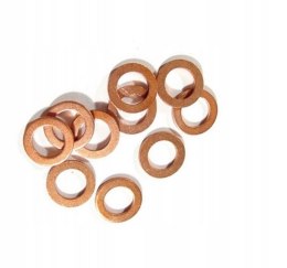 XRADICAL(ARTEIN GASKETS) PODKŁADKI MIEDZIANE M6 (6X12X1MM) 10SZT (PODKŁADKA MIEDZIANA) COPPER WASHERS